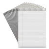 Notepads, Narrow Rule, (50) White 8.5 x 11 Sheets, 12/Pack