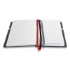 Large Mastery Journal With Pockets, 1-Subject, Narrow Rule, Charcoal/Red Cover, (192) 10 x 8 Sheets