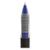 Rollerball Pen, Stick, Fine 0.5 Mm, Blue Ink, Black/Blue/Clear Barrel, 3/Pack