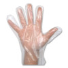 Econofit Plus Polyethylene Gloves, Powder-Free, Small, Clear, 200/Box, 10 Boxes/Carton