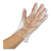 Econofit Plus Polyethylene Gloves, Powder-Free, X-Large, Clear, 200/Box, 10 Boxes/Carton