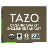 Tea Bags, Organic Awake English Breakfast, 16/Box, 6 Boxes/Carton