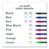 Vision Needle Rollerball Pen, Stick, Fine 0.7 Mm, Black Ink, Gray/Clear/Black Barrel, Dozen