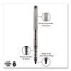 Vision Needle Rollerball Pen, Stick, Fine 0.7 Mm, Black Ink, Gray/Clear/Black Barrel, Dozen