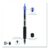 Signo 207 Needle Point Gel Pen, Retractable, Medium 0.7 Mm, Blue Ink, Clear/Black/Blue Barrel, Dozen