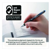 Signo 207 Gel Pen, Retractable, Medium 0.7 Mm, Black Ink, Clear/Black Barrel, 8/Pack
