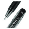 Jetstream 101 Hybrid Gel Pen, Stick, Bold 1 Mm, Black Ink, Black Barrel, Dozen
