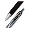 207 Ultra Micro Gel Pen, Retractable, Ultra-Micro 0.38 Mm, Black Ink, Clear/Black Barrel