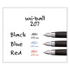 207 Ultra Micro Gel Pen, Retractable, Ultra-Micro 0.38 Mm, Black Ink, Clear/Black Barrel
