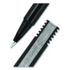 Rollerball Pen, Stick, Extra-Fine 0.5 Mm, Black Ink, Black Barrel, 36/Pack