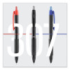 307 Gel Pen, Retractable, Medium 0.7 Mm, Blue Ink, Blue Barrel, 3/Pack
