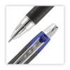 Rollerball Pen, Stick, Micro 0.5 Mm, Blue Ink, Black/Blue Barrel, 72/Pack