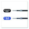 Refill For Jetstream Rt Pens, Bold Conical Tip, Black Ink, 2/Pack