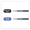 Refill For Jetstream Rt Pens, Bold Conical Tip, Black Ink, 2/Pack
