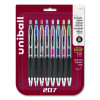 Signo 207 Gel Pen, Retractable, Medium 0.7 Mm, Assorted Ink And Barrel Colors, 8/Pack