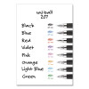Signo 207 Gel Pen, Retractable, Medium 0.7 Mm, Blue Ink, Smoke/Black/Blue Barrel, 4/Pack