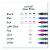 Vision Rollerball Pen, Stick, Micro 0.5 Mm, Blue Ink, Gray/Blue/Clear Barrel, Dozen