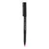 Onyx Roller Ball Pen, Stick, Fine 0.7 Mm, Red Ink, Black/Red Barrel, Dozen