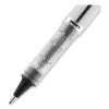Vision Elite Rollerball Pen, Stick, Bold 0.8 Mm, Black Ink, White/Black/Clear Barrel