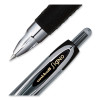 Signo 207 Gel Pen, Retractable, Fine 0.5 Mm, Black Ink, Smoke/Black Barrel, Dozen