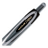 Signo 207 Gel Pen, Retractable, Fine 0.5 Mm, Black Ink, Smoke/Black Barrel, Dozen