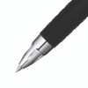 Signo 207 Gel Pen, Retractable, Fine 0.5 Mm, Black Ink, Smoke/Black Barrel, 4/Pack