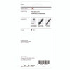 Signo 207 Gel Pen, Retractable, Fine 0.5 Mm, Black Ink, Smoke/Black Barrel, 4/Pack