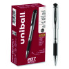 207 Impact Gel Pen, Stick, Bold 1 Mm, Black Ink, Silver/Black Barrel