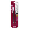 207 Impact Gel Stick Pen Refills, Bold 1 Mm Conical Tip, Black Ink, 2/Pack
