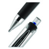 207 Impact Rt Gel Pen, Retractable, Bold 1 Mm, Blue Ink, Black/Blue Barrel