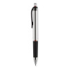 207 Impact Gel Pen, Retractable, Bold 1 Mm, Red Ink, Black/Red Barrel