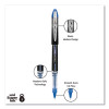 Vision Elite Rollerball Pen, Stick, Micro 0.5 Mm, Blue Ink, Black/Blue/Clear Barrel