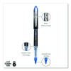 Vision Elite Rollerball Pen, Stick, Micro 0.5 Mm, Blue Ink, Black/Blue/Clear Barrel