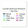 Jetstream Elements Hybrid Gel Pen, Retractable, Medium 1 Mm, Assorted Ink And Barrel Colors, 5/Pack
