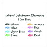 Jetstream Elements Hybrid Gel Pen, Retractable, Medium 1 Mm, Assorted Ink And Barrel Colors, 6/Pack