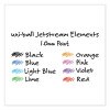 Jetstream Elements Hybrid Gel Pen, Retractable, Medium 1 Mm, Assorted Ink And Barrel Colors, 12/Pack