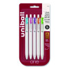 Unione Gel Pen, Retractable, Medium 0.7 Mm, Assorted Fashion Ink And Barrel Colors, 5/Pack