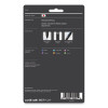 207 Plus+ Gel Pen, Retractable, Medium 0.7 Mm, Assorted Inspirational Ink Colors, Black Barrel, 6/Pack