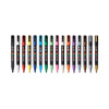 Water-Based Paint Markers, Fine Bullet Tip, Assorted Colors,16/Pack