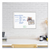 Magnetic Dry Erase Board With Aluminum Frame, 23 x 17, White Surface, Silver Frame