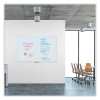 Glass Dry Erase Board, 72" x 48" (Actual Size: 70" x 47"), White Surface