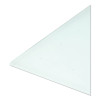 Floating Glass Ghost Grid Dry Erase Board, 36" x 24" (Actual Size: 35" x 23"), White Surface