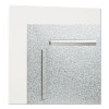 Floating Glass Ghost Grid Dry Erase Board, 36" x 24" (Actual Size: 35" x 23"), White Surface