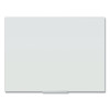 Floating Glass Ghost Grid Dry Erase Board, 48" x 36" (Actual Size: 47" x 35"), White Surface