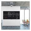 Black Glass Dry Erase Board, 96" X 48" (Actual Size: 95" x 47"), Black Surface