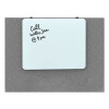 Cubicle Glass Dry Erase Board, 20" x 16", White Surface