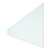 Cubicle Glass Dry Erase Board, 20" x 16", White Surface