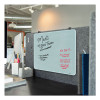 Cubicle Glass Dry Erase Board, 20" x 16", White Surface
