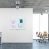 Magnetic Glass Dry Erase Board Value Pack, 48" x 36" (Actual Size: 47" x 35"), Frosted White Surface