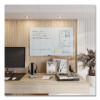 Floating Glass Dry Erase Board, 36" x 24" (Actual Size: 35" x 23"), White Surface